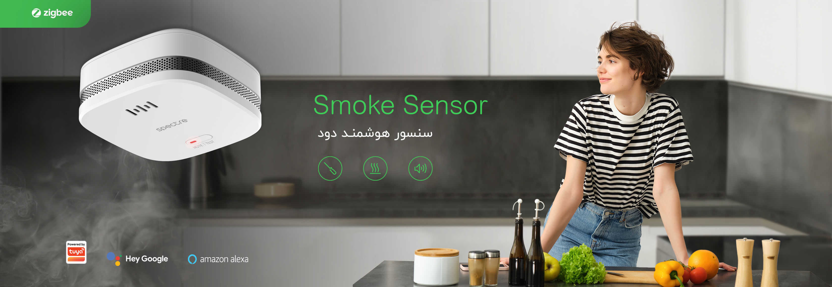 سنسور هوشمند دود