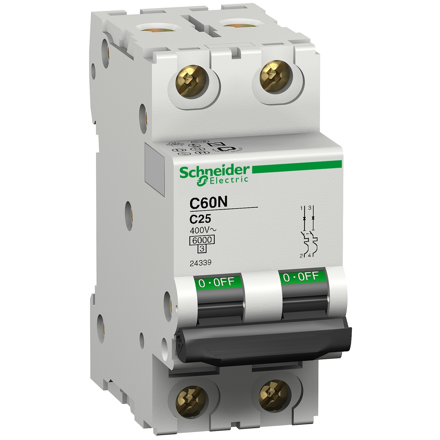 Multi9 - C60N - MCB - 2P - 20A - C curve