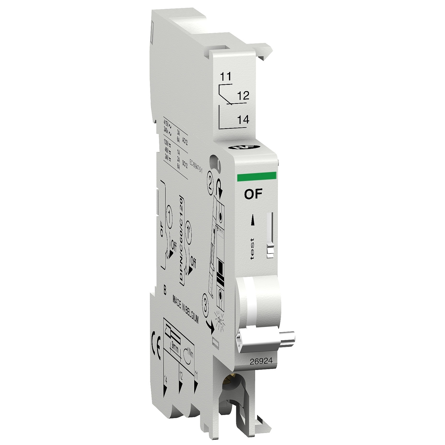 Multi9 - کنتاکت باز و بسته - 1OF - 240/415 V AC - 24/130 V DC