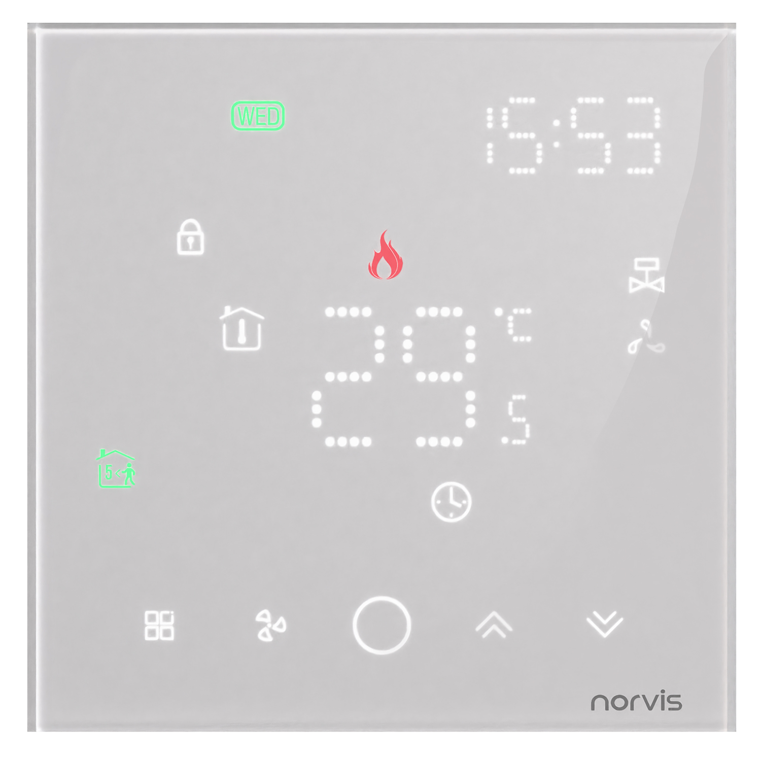 Ciel - ترموستات هوشمند - TSR13 - گرمایش از کف (با آب) - Zigbee - سفید