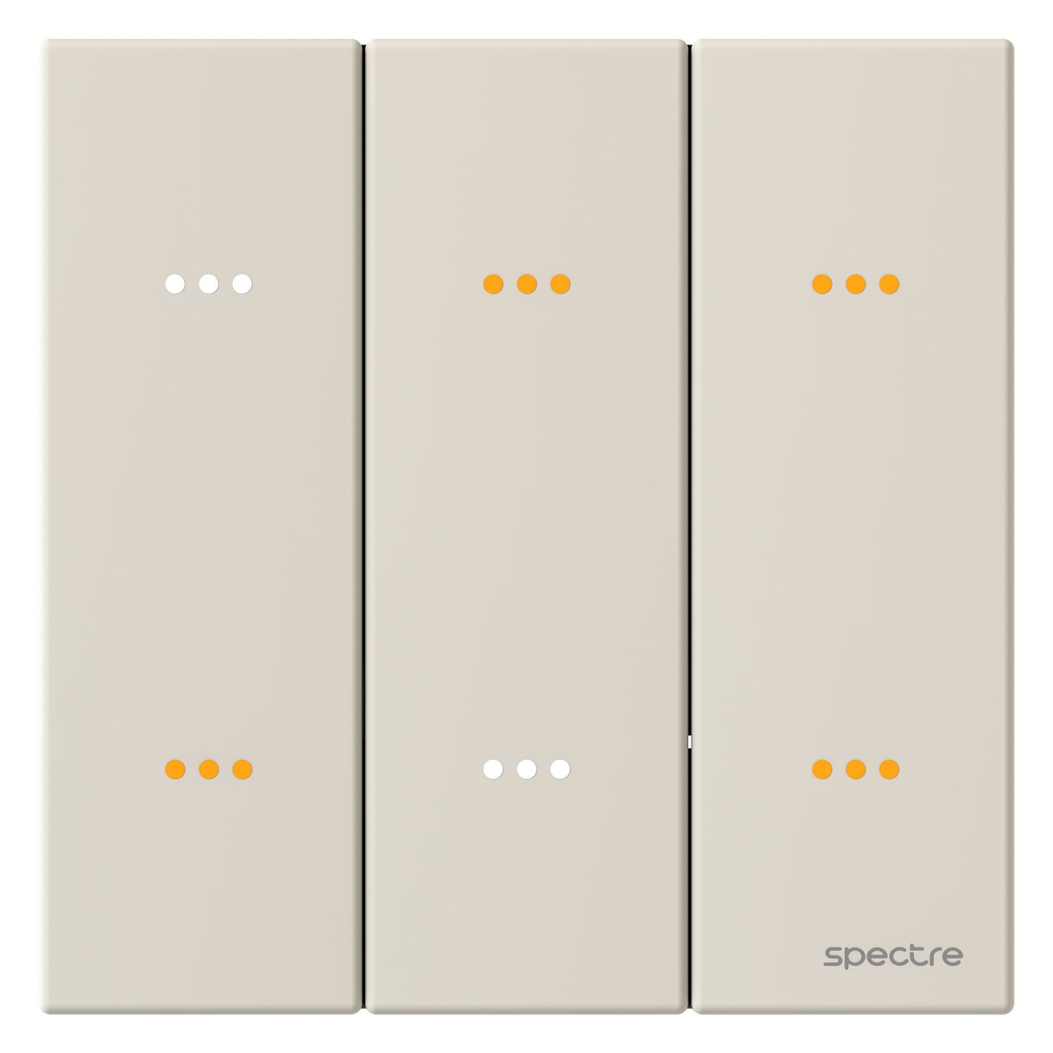 Avent - کلید روشنایی هوشمند - سه تایی 4 پل 2 سناریو سوئیچ  Zigbee 3.0 - L+N - سفید