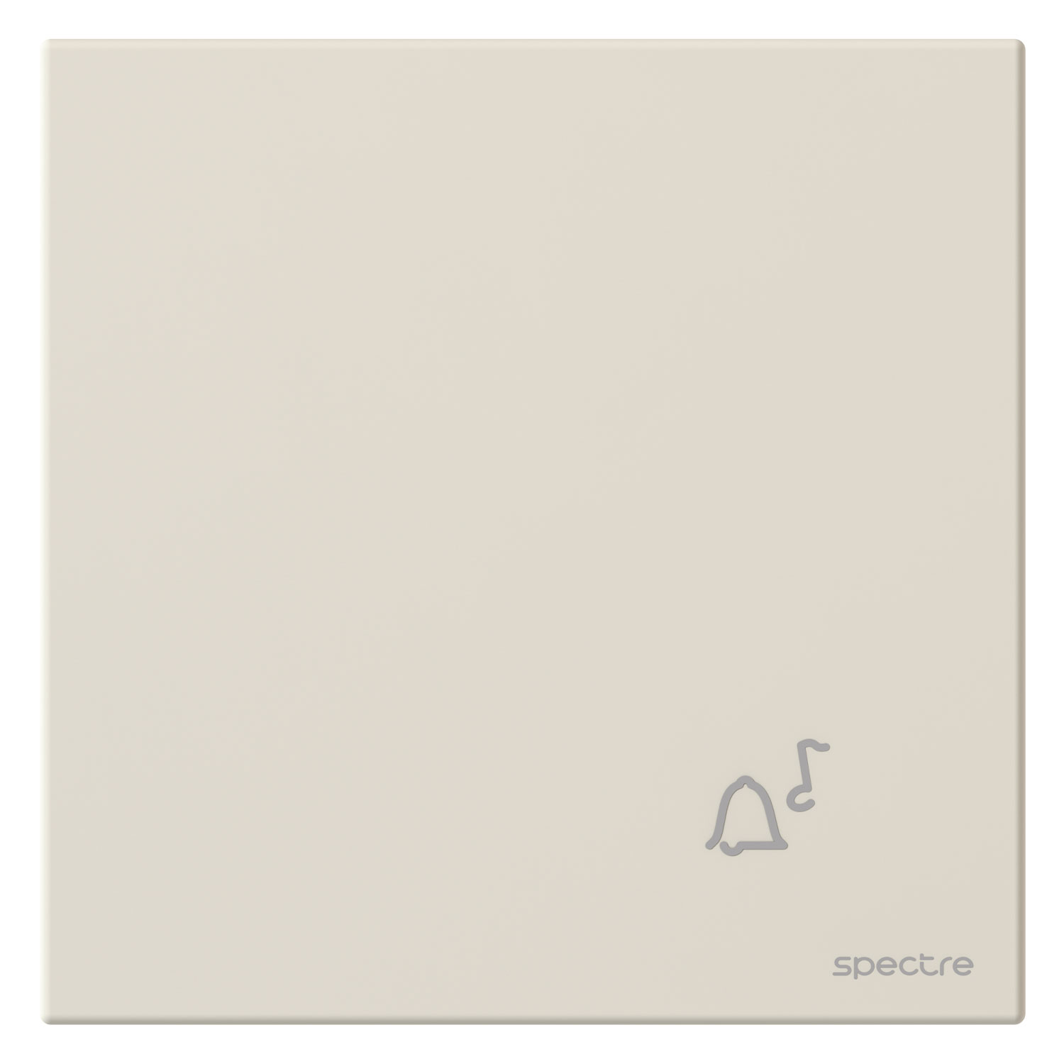 Avent - شستی یک پل - 10A - سفید - با نماد زنگ