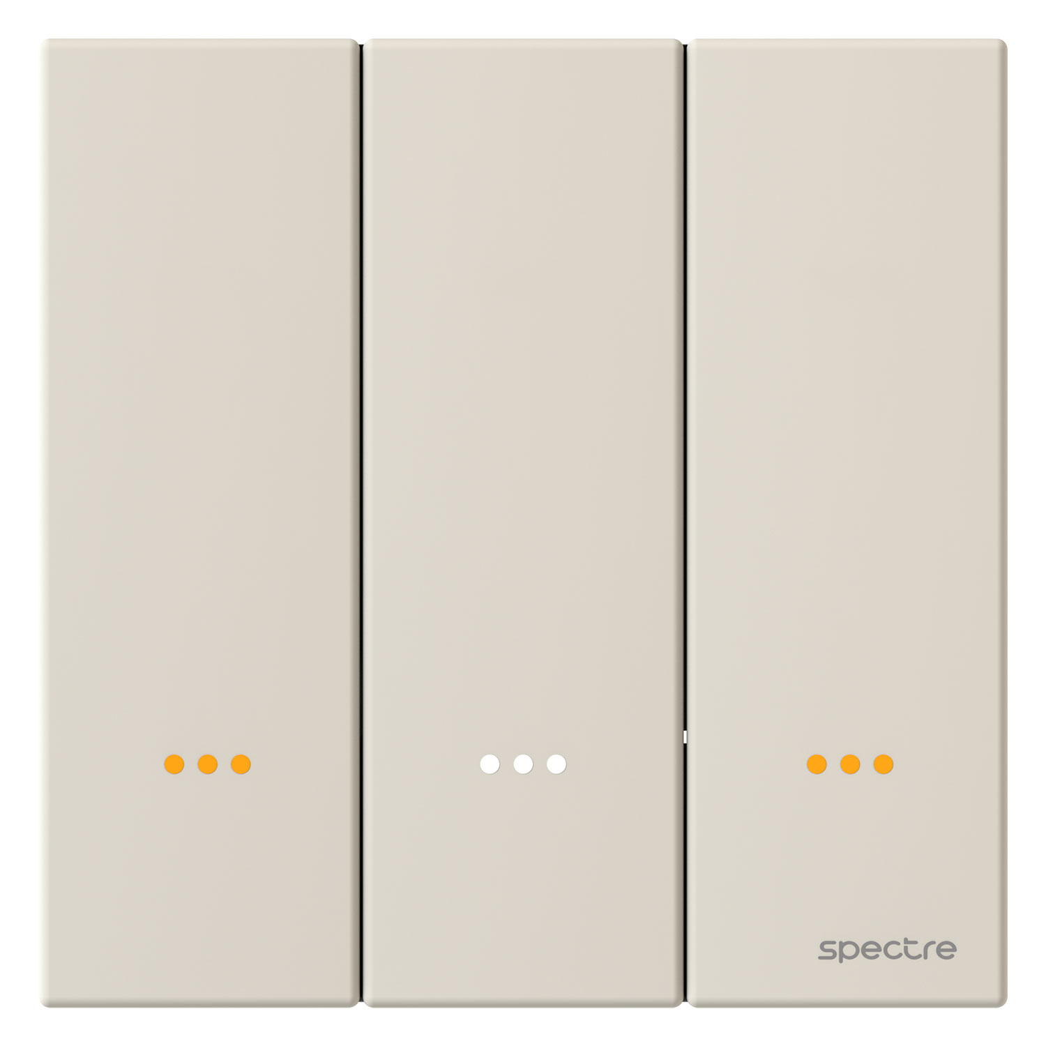 Avent - کلید روشنایی هوشمند - سه پل - Zigbee 3.0 - L+N - سفید