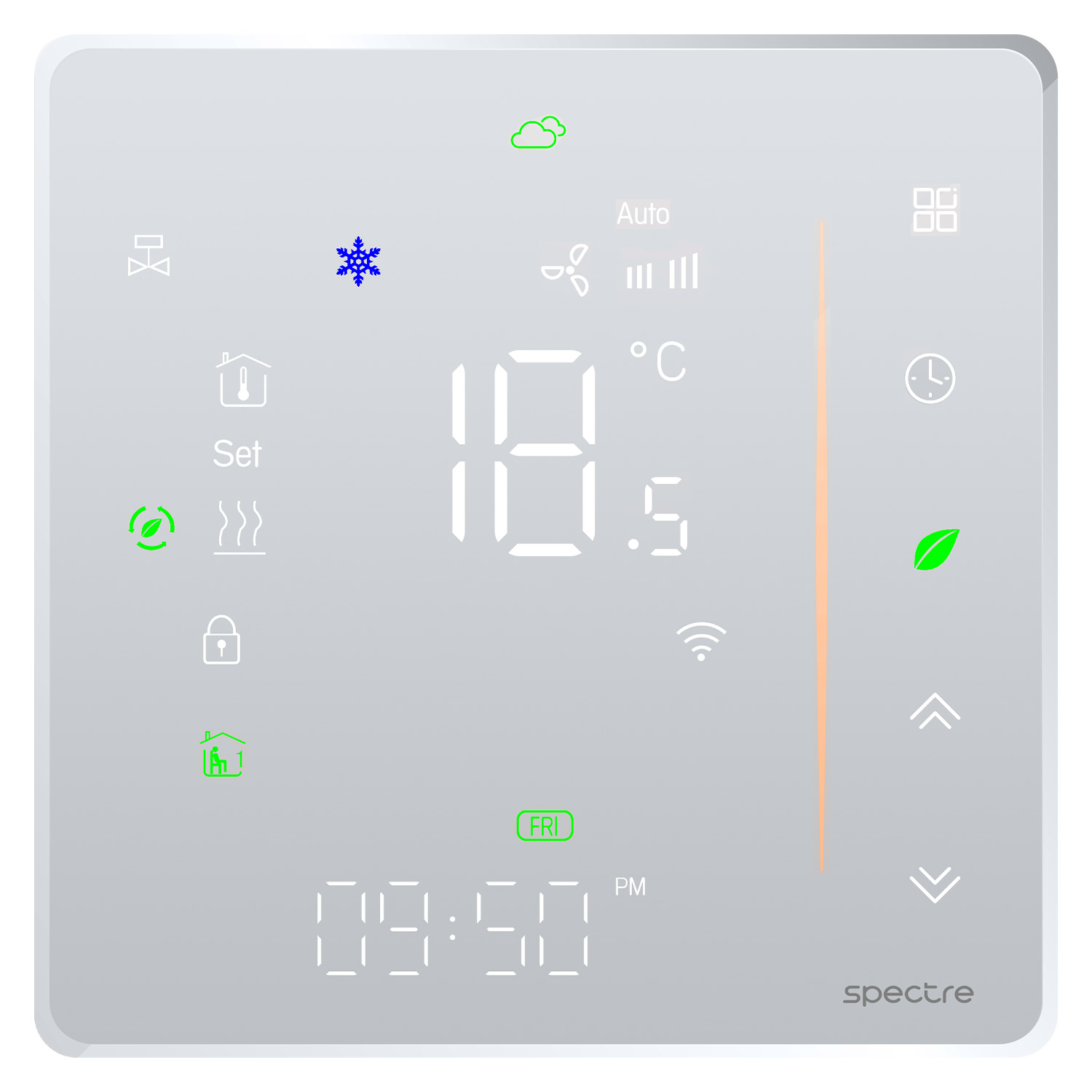 ترموستات هوشمند Ciel - سری TSR16 - گرمایش از کف - Tuya - Wifi - سفید