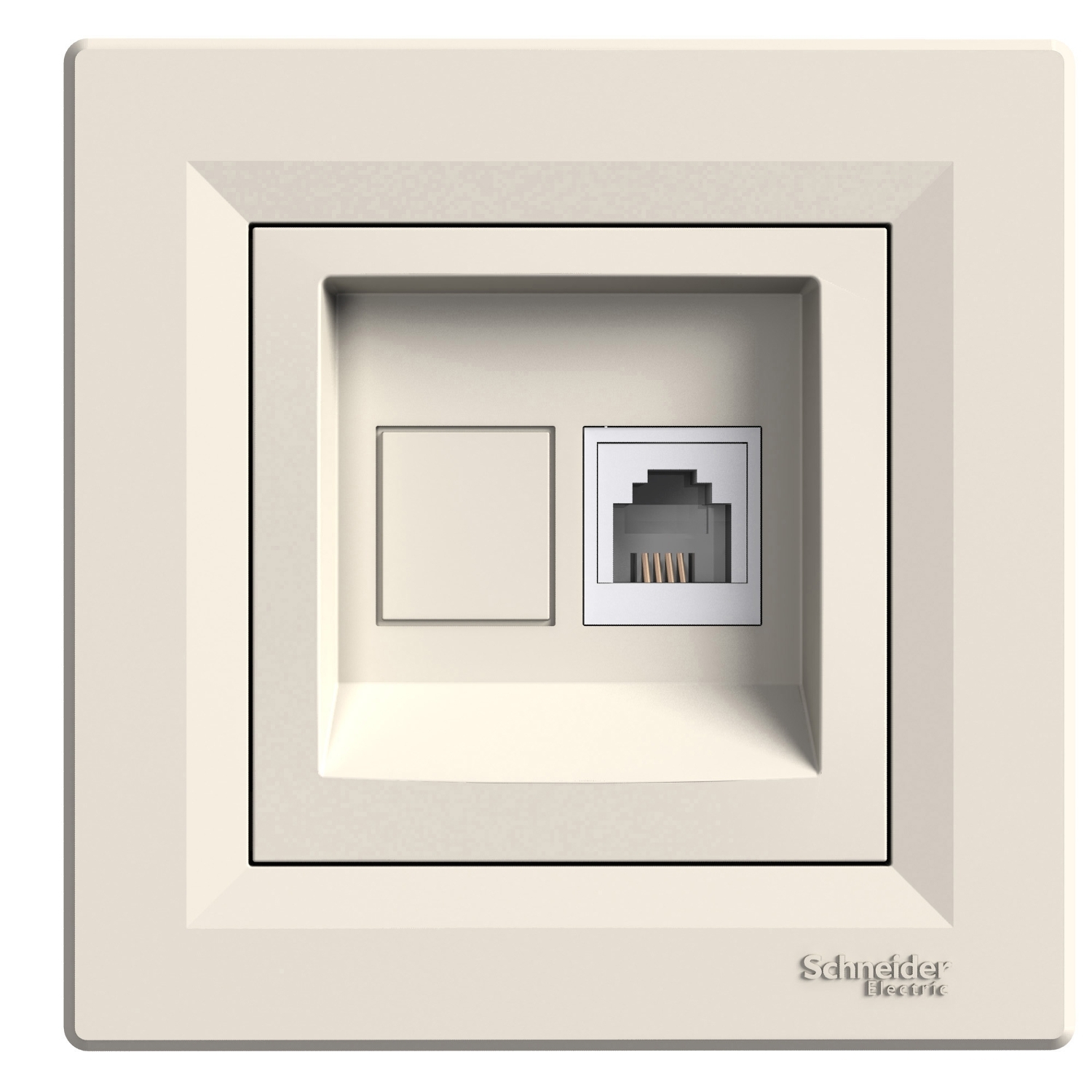 Asfora - سوکت تلفن - RJ11 - کرم