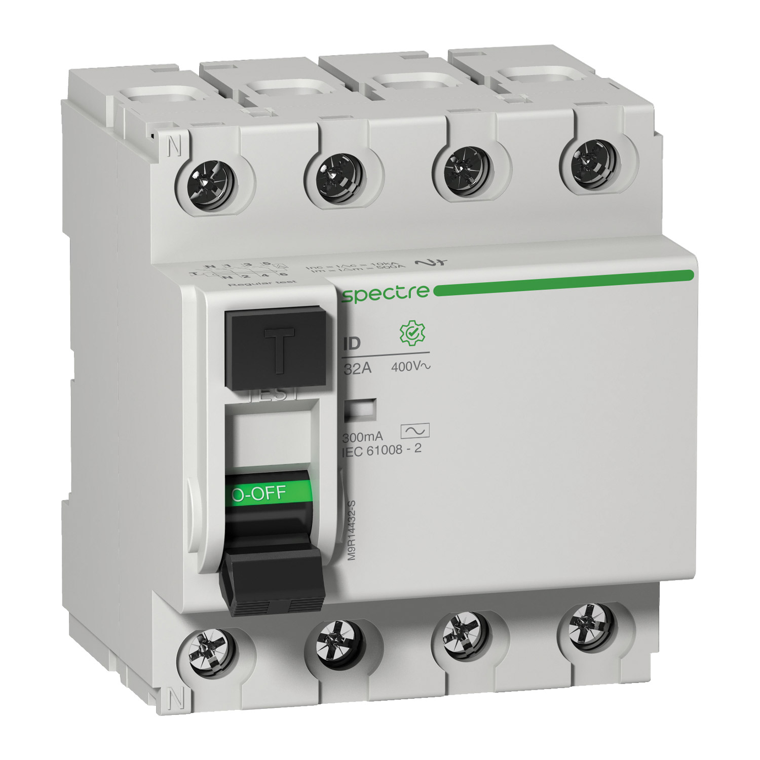 M9 - ID - RCCB - 4P - 32A - AC type - 300mA