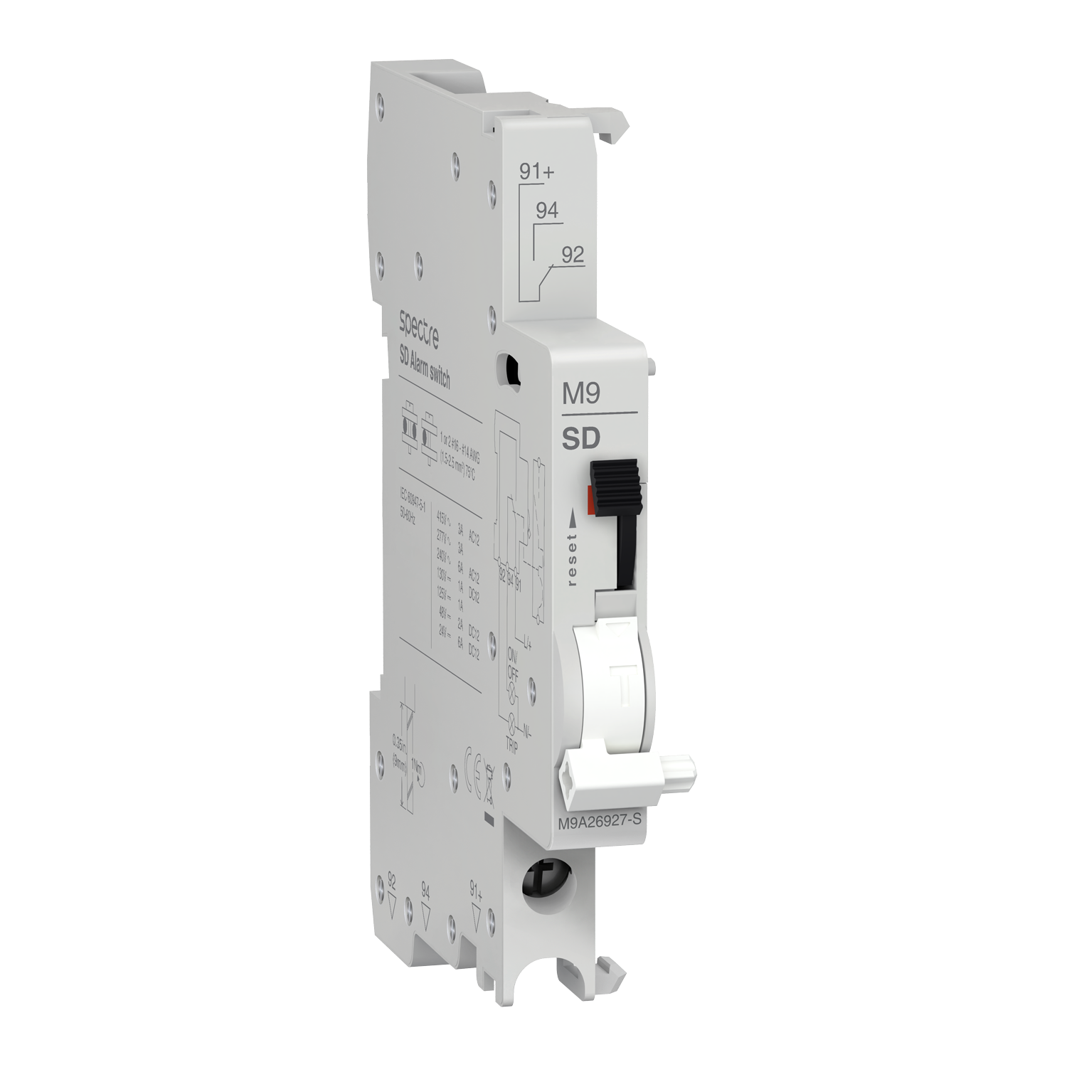 M9 - Fault contact - 1 SD - 240/415 V AC - 24/130 V DC