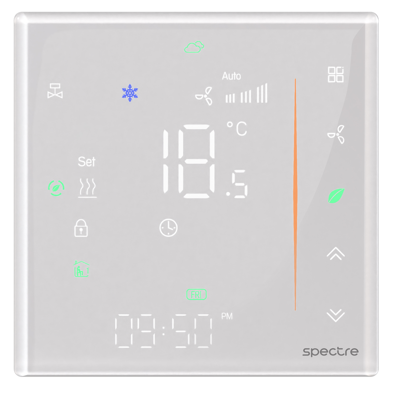 Ciel - ترموستات هوشمند - TSR13 - گرمایش از کف (با آب) - Wi-Fi - سفید