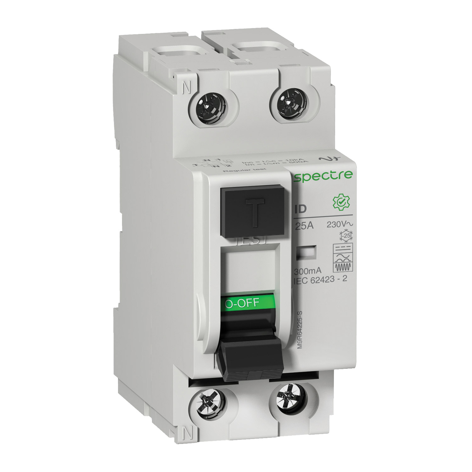 M9 - ID - RCCB - 2P - 25A - B type - 300mA