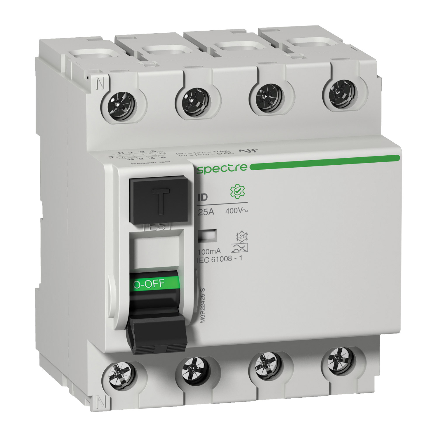 M9 - ID - RCCB - 4P - 25A - A type - 100mA