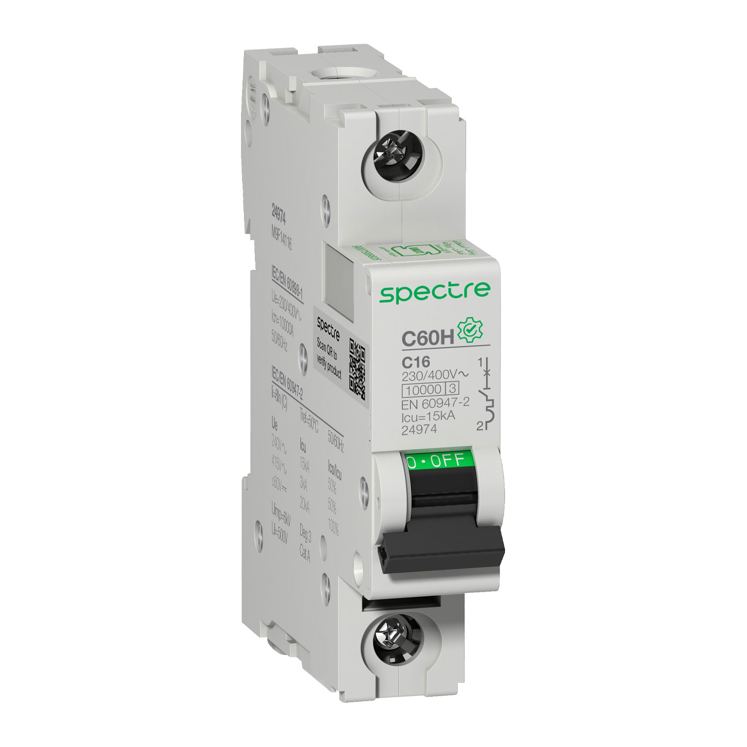 M9 - C60H - MCB - 1P - 16A - C Curve