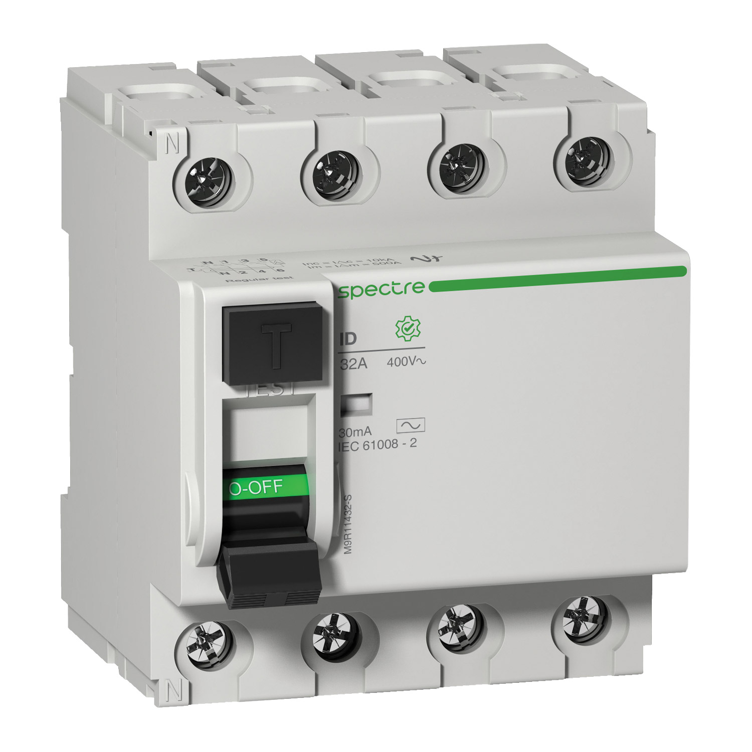 M9 - ID - RCCB - 4P - 32A - AC type - 30mA