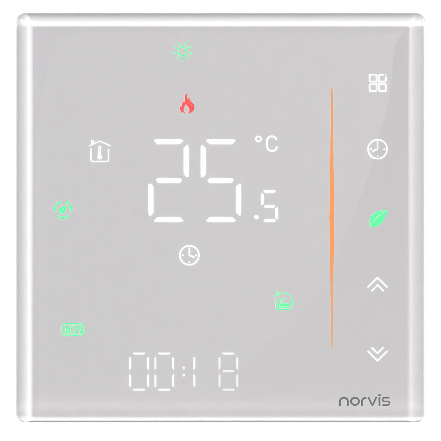 Ciel - ترموستات هوشمند - TSR16 - گرمایش از کف (با آب) - Wi-Fi - سفید