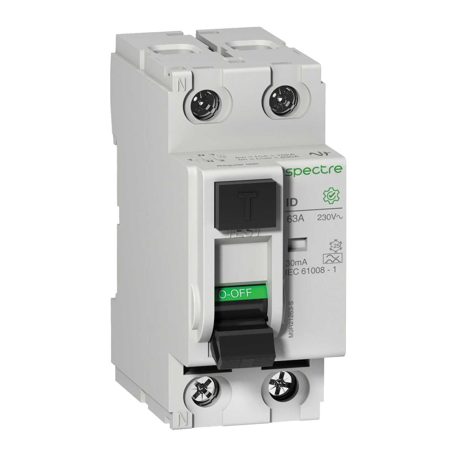 M9 - ID - RCCB - 2P - 63A - A type - 30mA