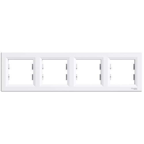 Asfora - کادر چهار خانه افقی - سفید