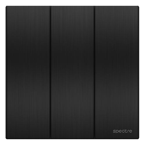 Avent - کلید تبدیل سه پل - 10Ax - مشکی