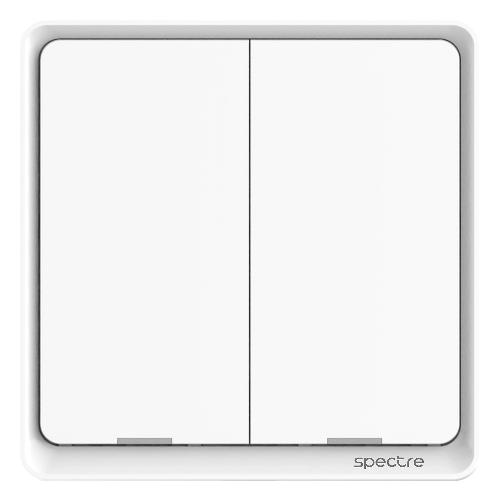 کلید روشنایی هوشمند metis - دو پل - Tuya - Zigbee - L+N - سفید