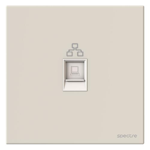 Avent - سوکت شبکه - RJ45 - سفید - cat.6 - UTP