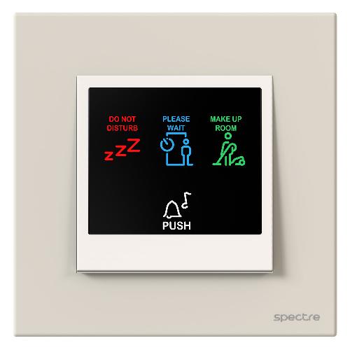 Avent - زنگ در هتلی با نشانگر DND-PW-MUR - سفید