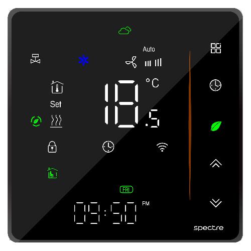 ترموستات هوشمند Ciel - سری TSR16 - گرمایش از کف - Tuya - Wifi - مشکی
