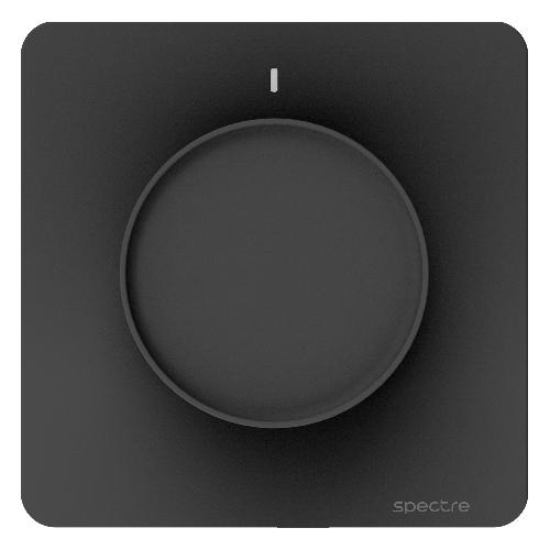 دیمر چرخشی هوشمند metis - مشکی - Tuya - WiFi - L + N