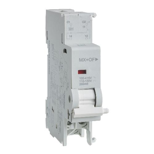 Multi9 - رله شنت با کنتاکت باز و بسته - MX + OF - 110/415 V AC - 110/130 V DC