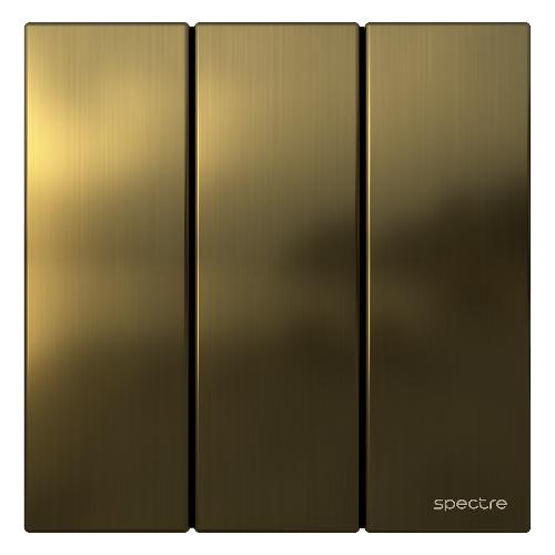 Avent - کلید تبدیل سه پل - 10Ax - طلایی