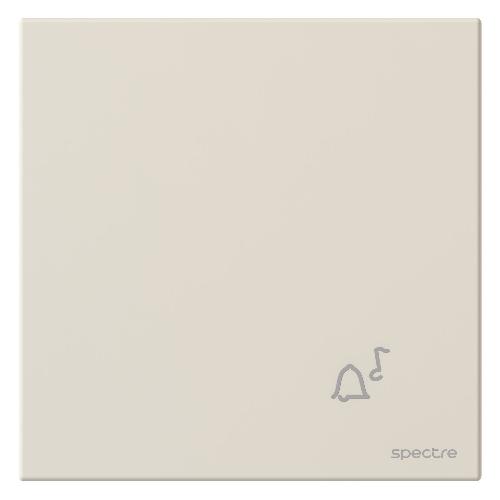 Avent - شستی یک پل - 10A - سفید - با نماد زنگ