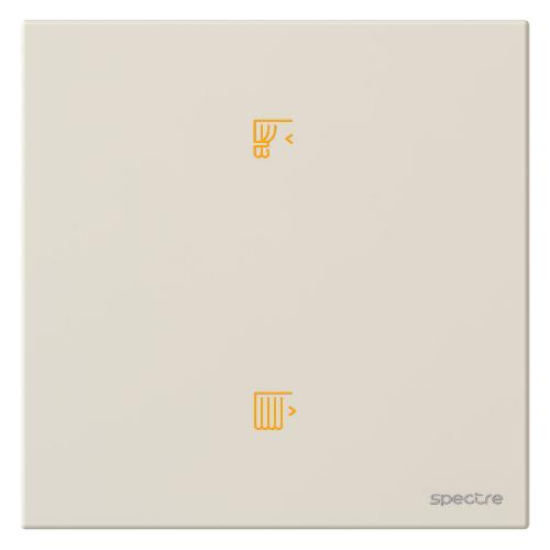 Avent - کلید هوشمند پرده - تکی دو پل - Zigbee 3.0 - L+N - سفید